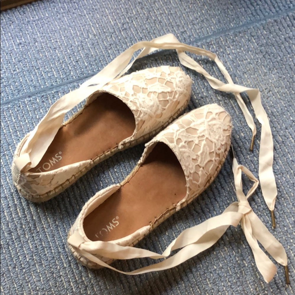 Toms Lace Up Espadrilles